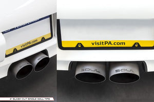 Porsche 997 GT3 Center Muffler Bypass Exhaust