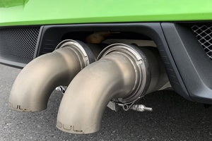 Porsche 991.1 / GT3 Bolt-On Resonated Turn Down Exhaust Tips