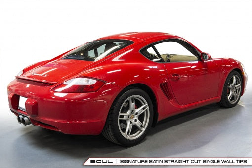 Porsche 987.1 Boxster / Cayman Bolt-On X-Pipe With Tips